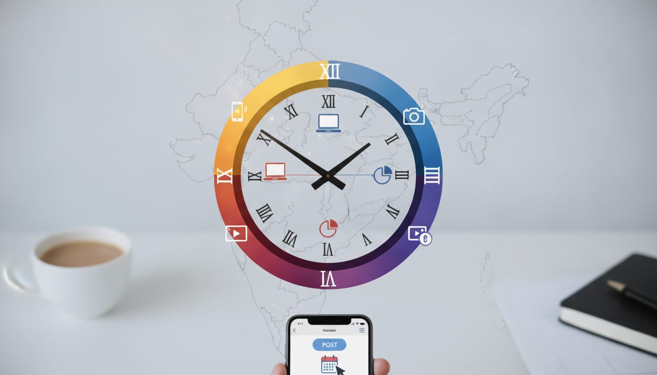 Best Time to Post on Instagram in India