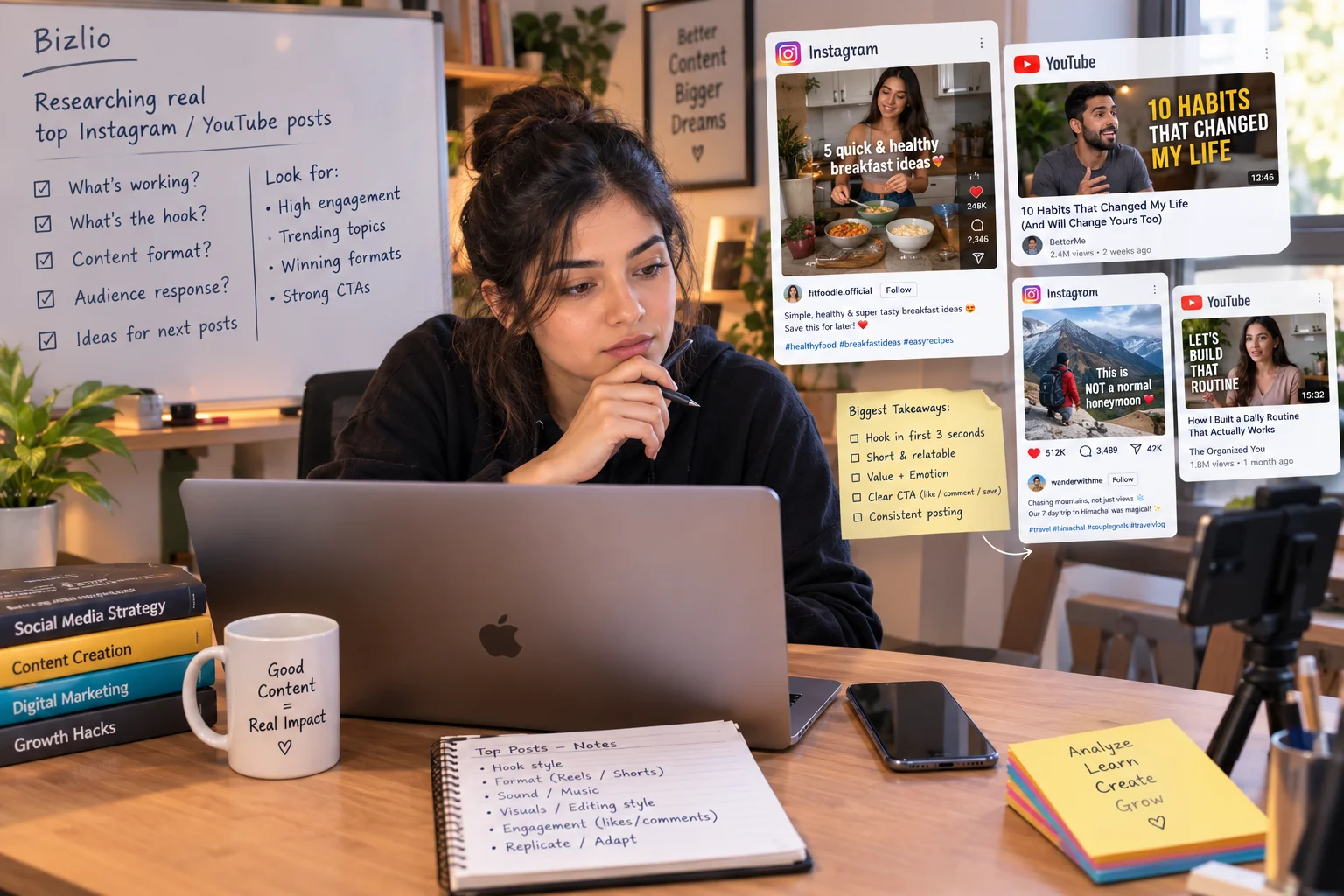 Bizlio Searcing for real top Instagram/YouTube posts